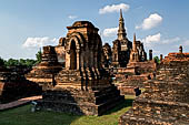 Thailand, Old Sukhothai - Wat Mahathat, there are nearly 200 secondary chedi in the temple area. 